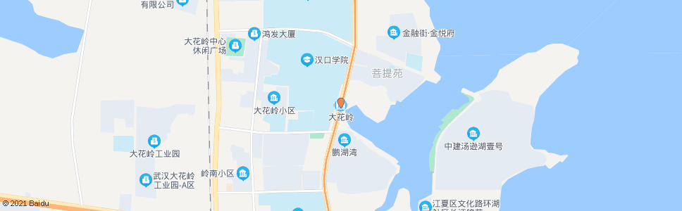 武汉红花路大花岭村_公交站地图_武汉公交_妙搜公交查询2024