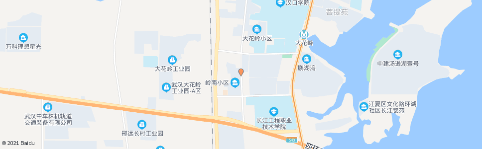 武汉红花路岭南小区_公交站地图_武汉公交_妙搜公交查询2024