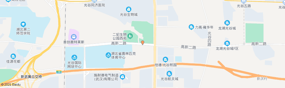 武汉光谷三路高新二路_公交站地图_武汉公交_妙搜公交查询2024