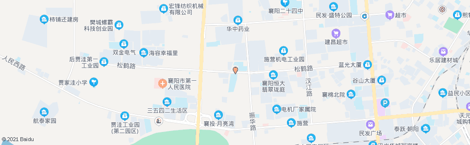 襄阳松鹤路施营路口_公交站地图_襄阳公交_妙搜公交查询2024