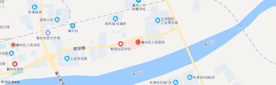 襄阳大庆路襄州医院_公交站地图_襄阳公交_妙搜公交查询2024