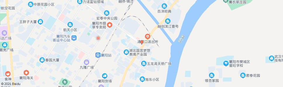 襄阳清河路南_公交站地图_襄阳公交_妙搜公交查询2024