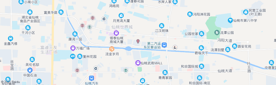 仙桃钱沟电器市场_公交站地图_仙桃公交_妙搜公交查询2024