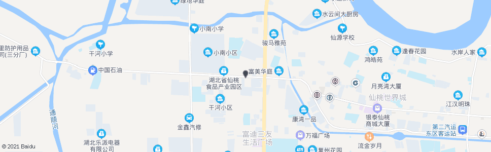 仙桃汉江路口_公交站地图_仙桃公交_妙搜公交查询2024