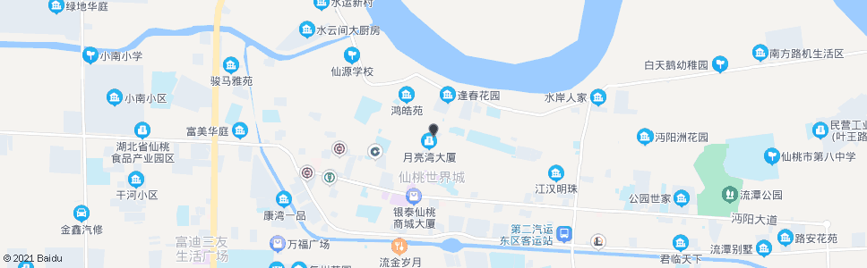 仙桃市文化宫_公交站地图_仙桃公交_妙搜公交查询2024