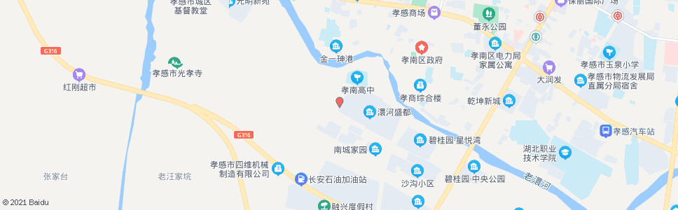 孝感南门桥_公交站地图_孝感公交_妙搜公交查询2024