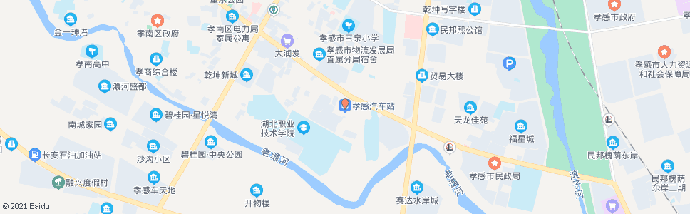 孝感长途站_公交站地图_孝感公交_妙搜公交查询2024