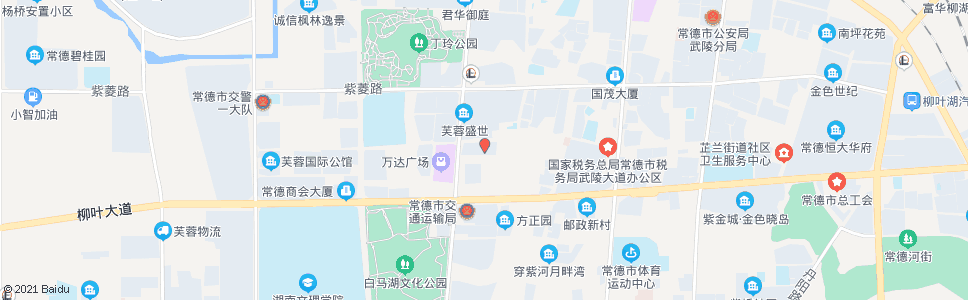 常德武陵检察院_公交站地图_常德公交_妙搜公交查询2024