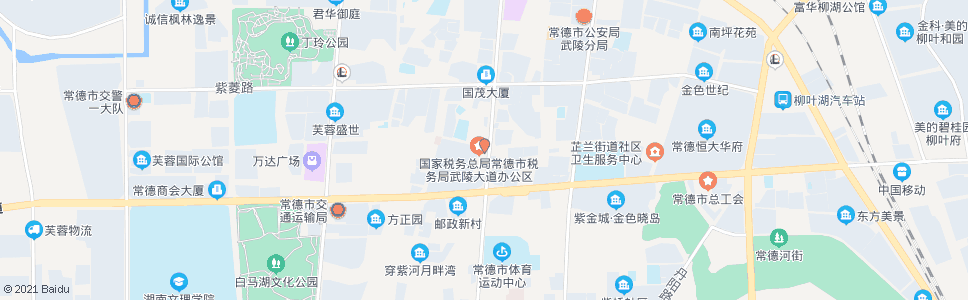 常德八百里酒店_公交站地图_常德公交_妙搜公交查询2024