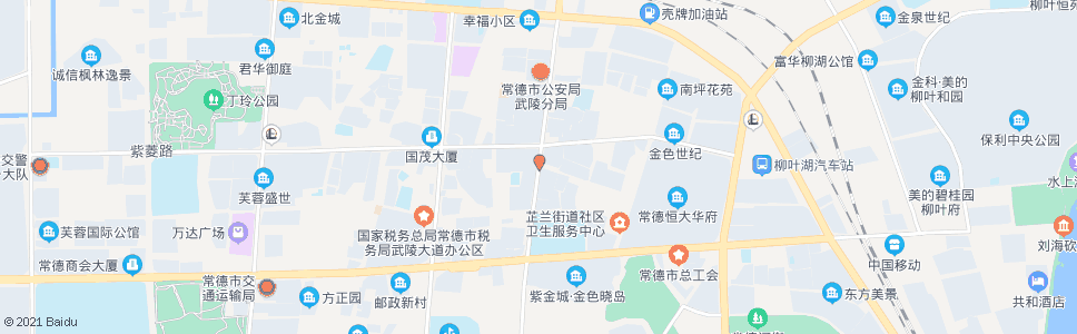 常德芷兰小区_公交站地图_常德公交_妙搜公交查询2024