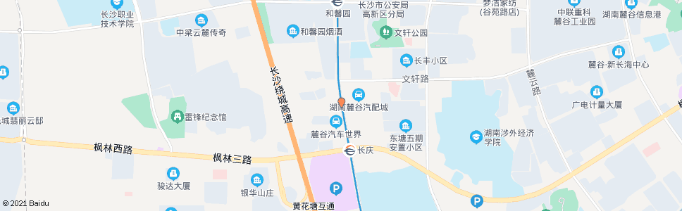 长沙东方红路长塘路口_公交站地图_长沙公交_妙搜公交查询2025