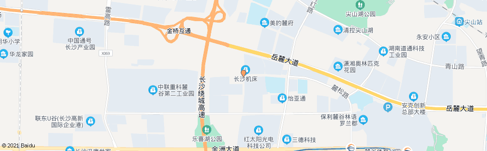 长沙麓松路嘉运路口_公交站地图_长沙公交_妙搜公交查询2024