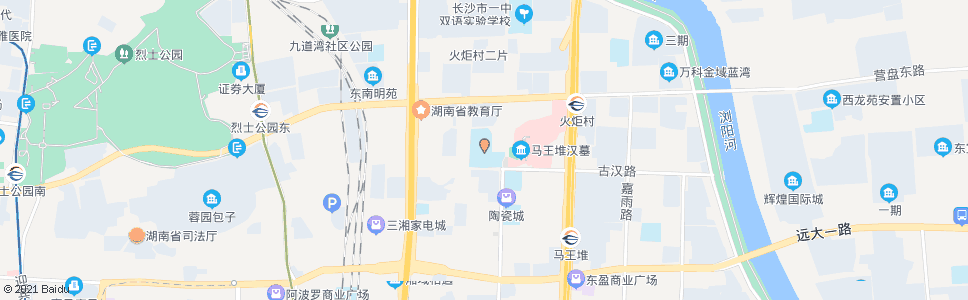 长沙长沙市实验中学_公交站地图_长沙公交_妙搜公交查询2024