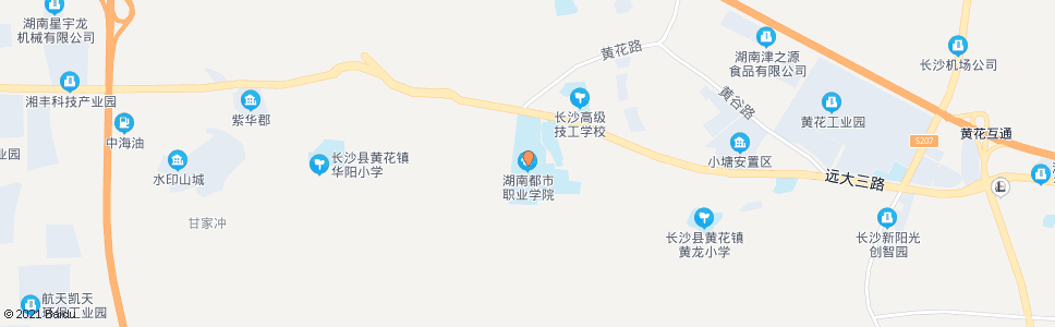 长沙湖南都市学院_公交站地图_长沙公交_妙搜公交查询2024