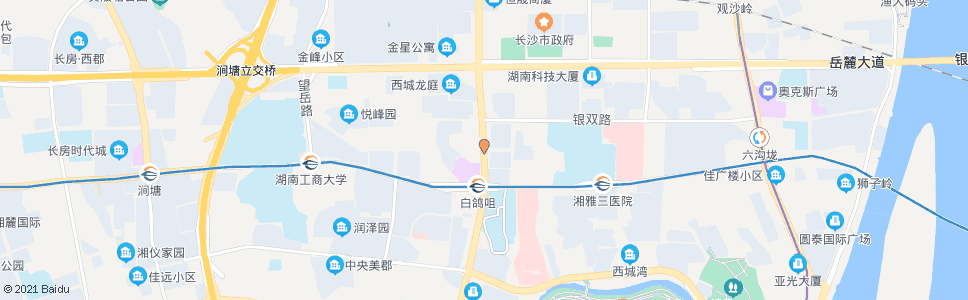 长沙市妇联_公交站地图_长沙公交_妙搜公交查询2025