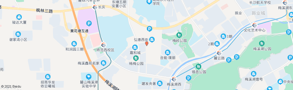 长沙东方红路看云路口_公交站地图_长沙公交_妙搜公交查询2025