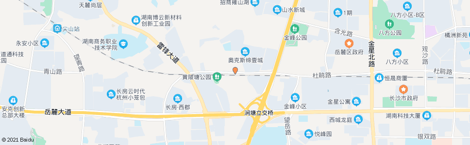 长沙杜鹃路杜容路口_公交站地图_长沙公交_妙搜公交查询2024