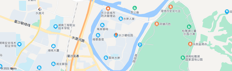 长沙碧桂园_公交站地图_长沙公交_妙搜公交查询2024