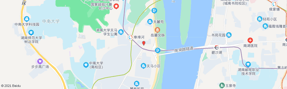 长沙阜埠河路(锦绣潇湘)_公交站地图_长沙公交_妙搜公交查询2024