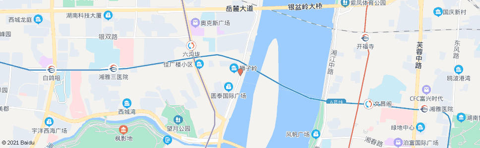 长沙潇湘路黄泥河路口_公交站地图_长沙公交_妙搜公交查询2024