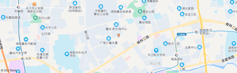 长沙平川路咸嘉湖路口_公交站地图_长沙公交_妙搜公交查询2024