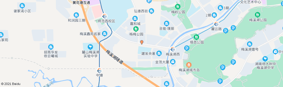 长沙赏月路东方红路口_公交站地图_长沙公交_妙搜公交查询2025