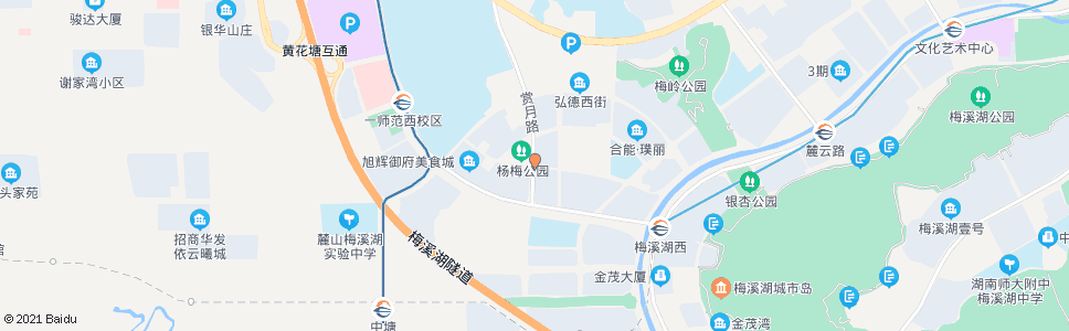 长沙踏雪路赏月路口_公交站地图_长沙公交_妙搜公交查询2024