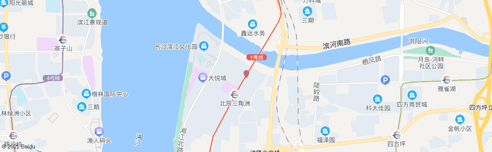 长沙黄兴北路晴岚路口_公交站地图_长沙公交_妙搜公交查询2024