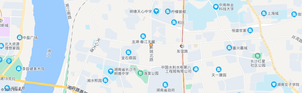 长沙新姚路友谊路口_公交站地图_长沙公交_妙搜公交查询2024