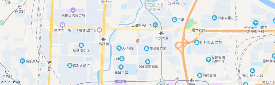 长沙古曲路长沙大道口_公交站地图_长沙公交_妙搜公交查询2024