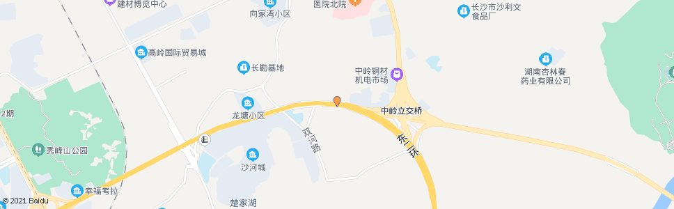 长沙中岭小学_公交站地图_长沙公交_妙搜公交查询2024