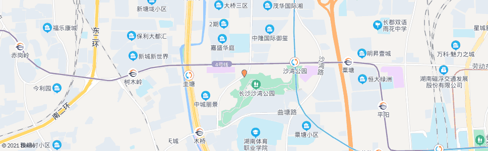 长沙古曲路劳动东路口_公交站地图_长沙公交_妙搜公交查询2024