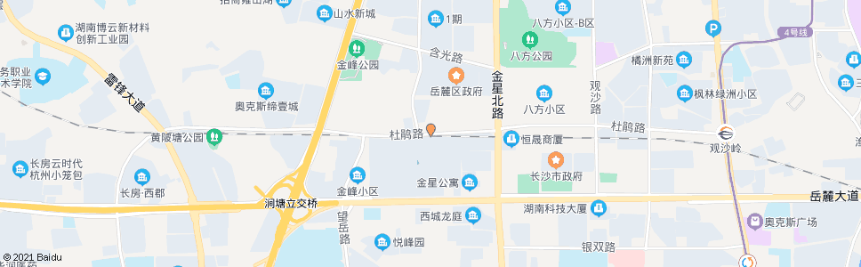 长沙杜鹃路谷丰南路口_公交站地图_长沙公交_妙搜公交查询2025