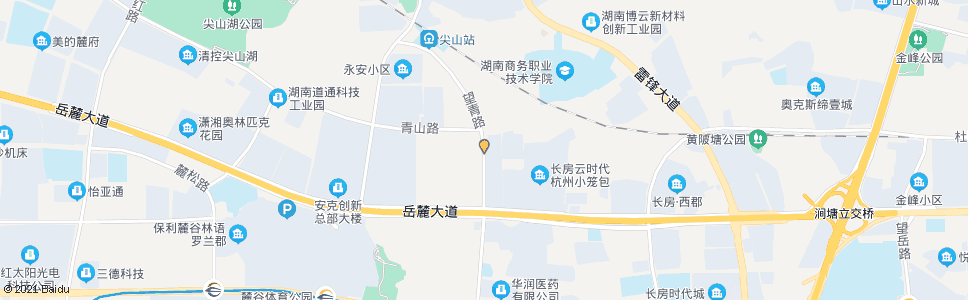 长沙望青路岳麓大道口_公交站地图_长沙公交_妙搜公交查询2024