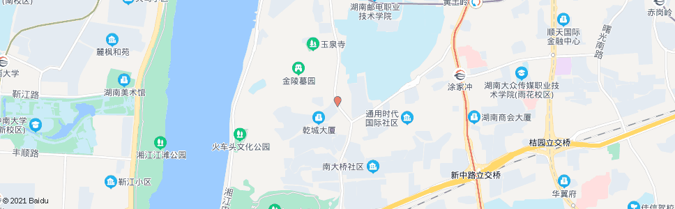 长沙赤岭路街道_公交站地图_长沙公交_妙搜公交查询2024