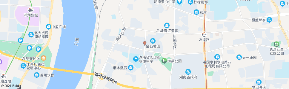 长沙书香路新韶西路口_公交站地图_长沙公交_妙搜公交查询2025