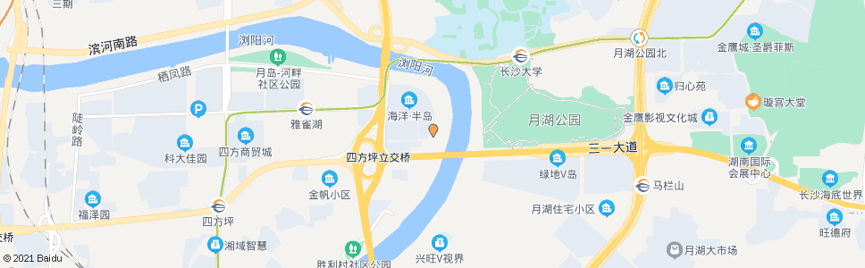 长沙栖凤路_公交站地图_长沙公交_妙搜公交查询2024