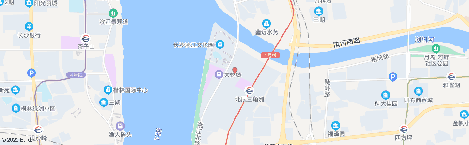 长沙晴岚路湘江路口_公交站地图_长沙公交_妙搜公交查询2024