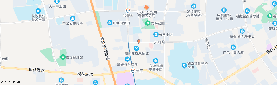 长沙文轩路栖才路口_公交站地图_长沙公交_妙搜公交查询2024