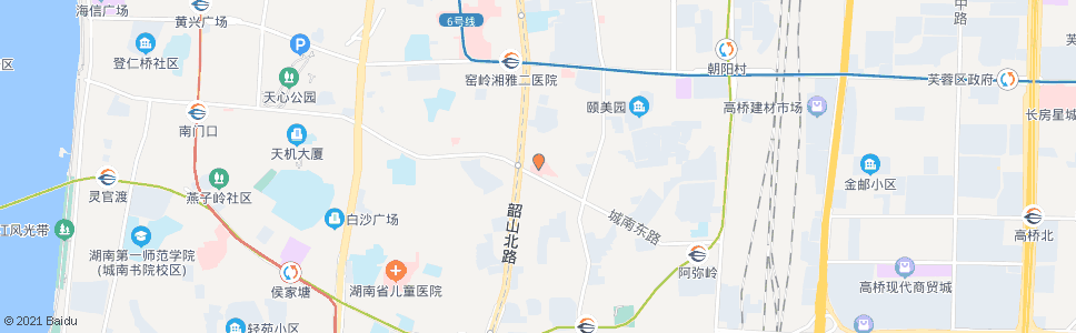 长沙长岭(长沙市妇幼保健院)_公交站地图_长沙公交_妙搜公交查询2025