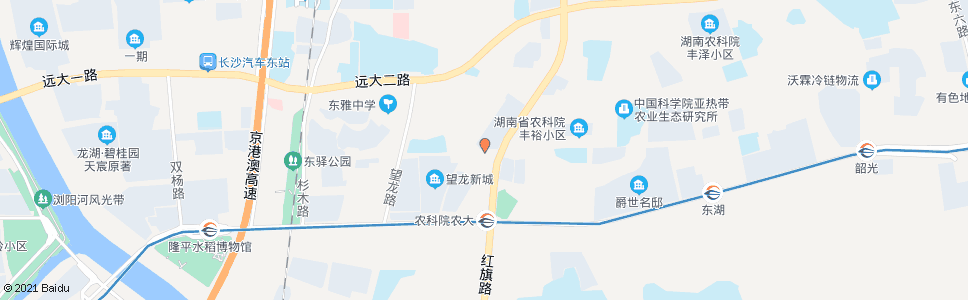 长沙大汉建材城(望龙村)_公交站地图_长沙公交_妙搜公交查询2025