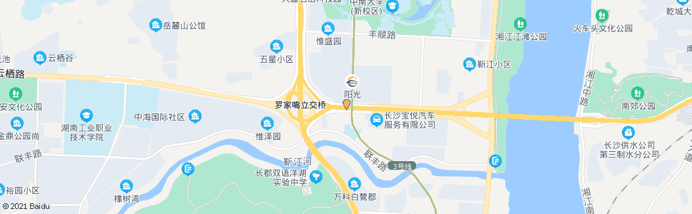 长沙后湖路口_公交站地图_长沙公交_妙搜公交查询2024