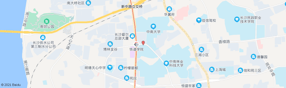 长沙林大路芙蓉路口_公交站地图_长沙公交_妙搜公交查询2024