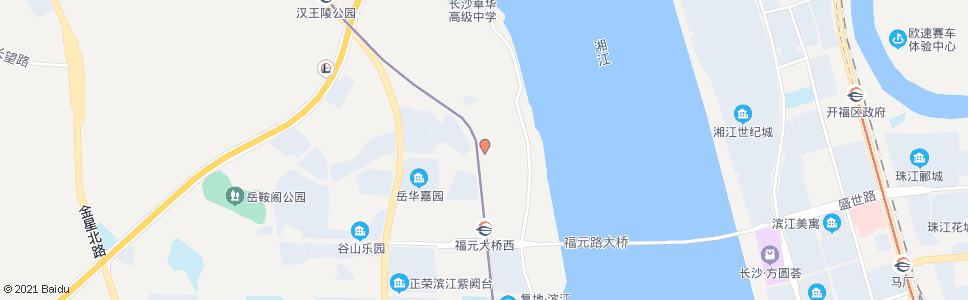 长沙银盆岭路潇湘北路口_公交站地图_长沙公交_妙搜公交查询2024