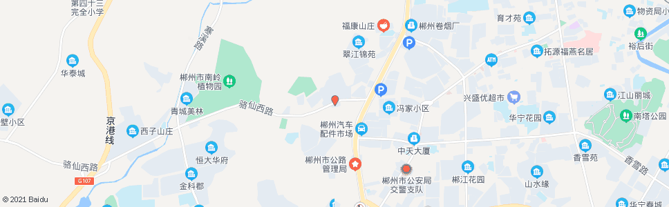 郴州骆仙菜市场_公交站地图_郴州公交_妙搜公交查询2024