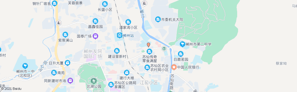 郴州市六中北校区_公交站地图_郴州公交_妙搜公交查询2024