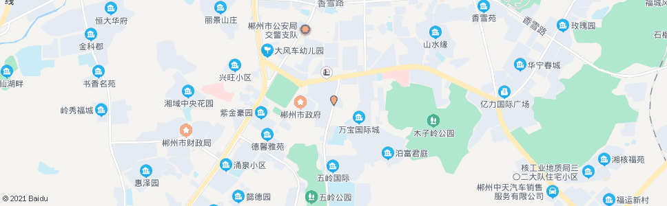 郴州市政府东门_公交站地图_郴州公交_妙搜公交查询2024