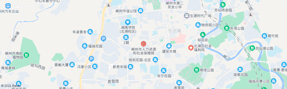 郴州市人才流动服务中心_公交站地图_郴州公交_妙搜公交查询2024