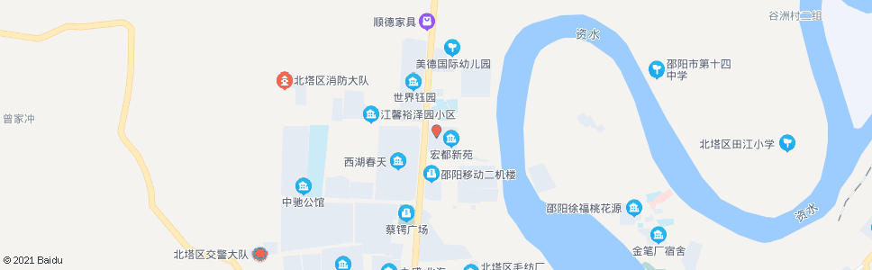 邵阳市地税局_公交站地图_邵阳公交_妙搜公交查询2024