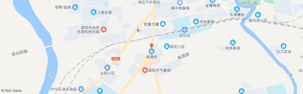 邵阳市精神病医院_公交站地图_邵阳公交_妙搜公交查询2024